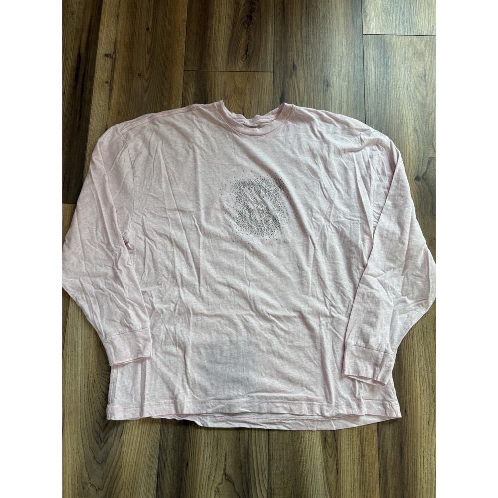 Victoria's Secret Sz‎ Small Pink Bling Long Sleeve T-shirt